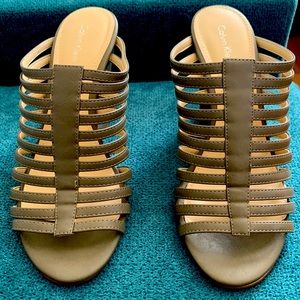 Calvin Klein.  Wedges. Size 9. Good condition